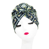 Indian arab wrap head scarf