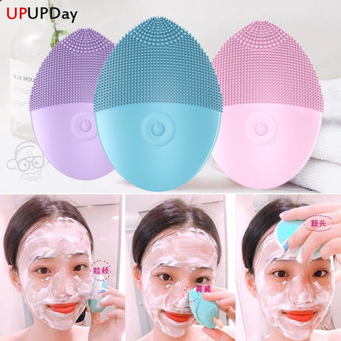 Silicone Electric Facial Cleansing Brush