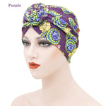 Indian arab wrap head scarf