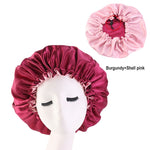 Reversible Satin Bonnet Hair Caps