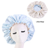 Reversible Satin Bonnet Hair Caps