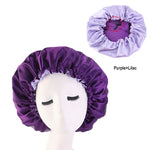 Reversible Satin Bonnet Hair Caps