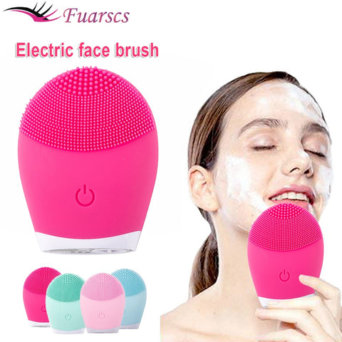 Electric Silicone Facial Brush